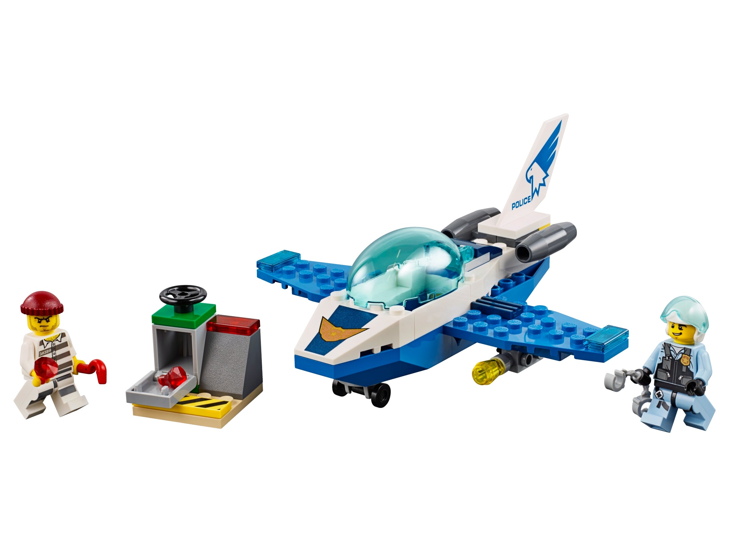 Polizei Flugzeug Pilot Nr.11 LEGO®  City Polizei  Figur